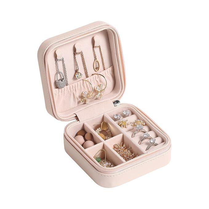 Mini Jewelry Travel Organizer Box