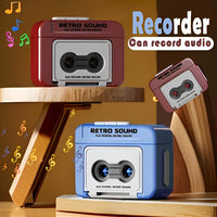 Retro Mini Sound Recorder Keychain