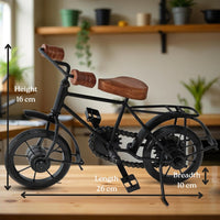 Iron & Wood Bicycle Showpiece | Antique Home Decor Accent