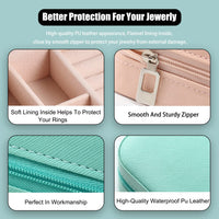 Mini Jewelry Travel Organizer Box