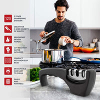 Kitchen Knife Sharpener- 3 Stage Sharpening Tool