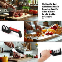 Kitchen Knife Sharpener- 3 Stage Sharpening Tool