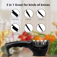 Kitchen Knife Sharpener- 3 Stage Sharpening Tool