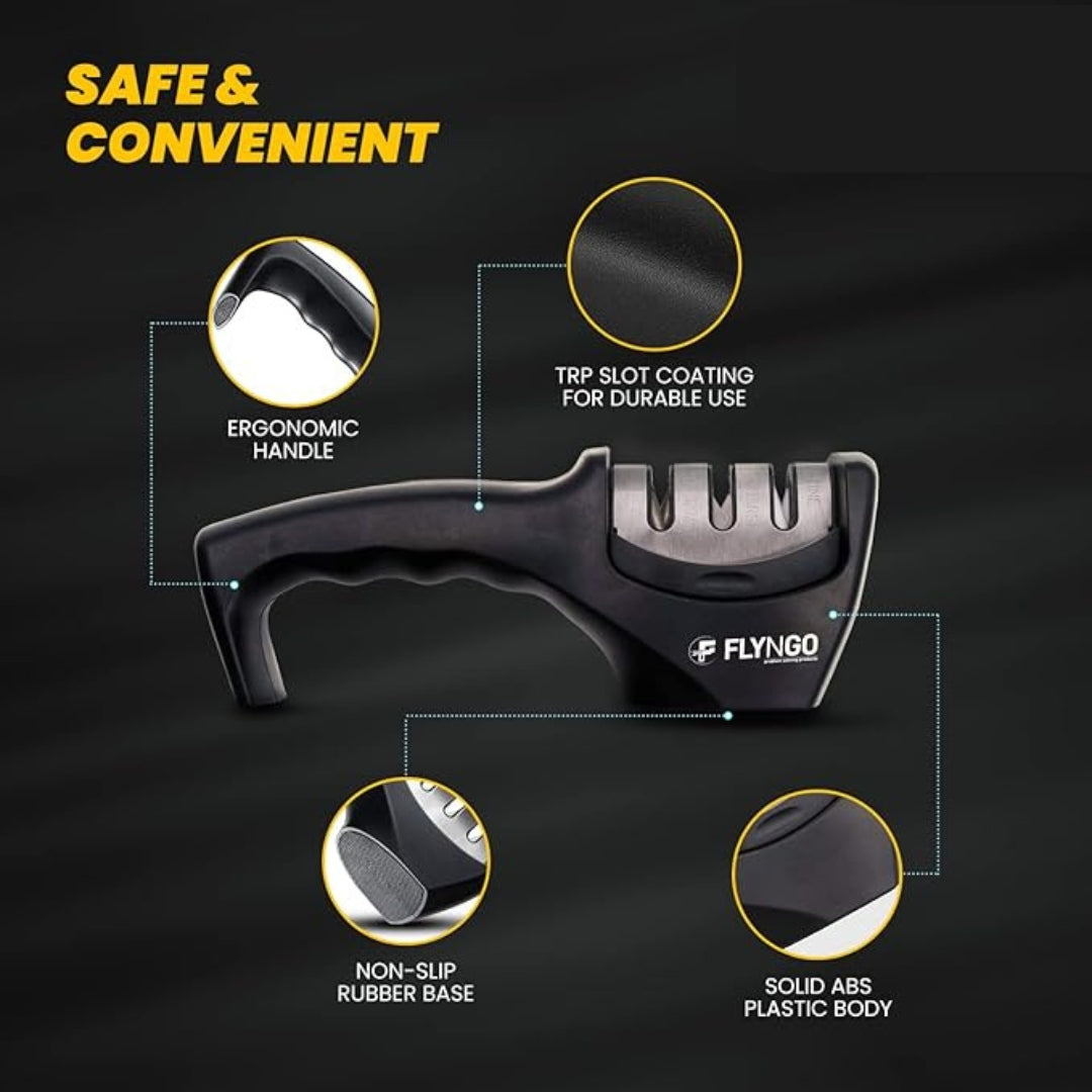 Kitchen Knife Sharpener- 3 Stage Sharpening Tool