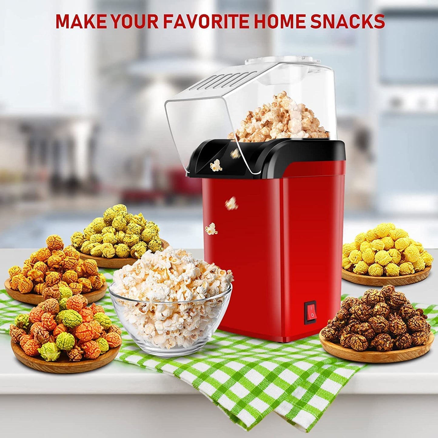 Electric Popcorn Maker Machine