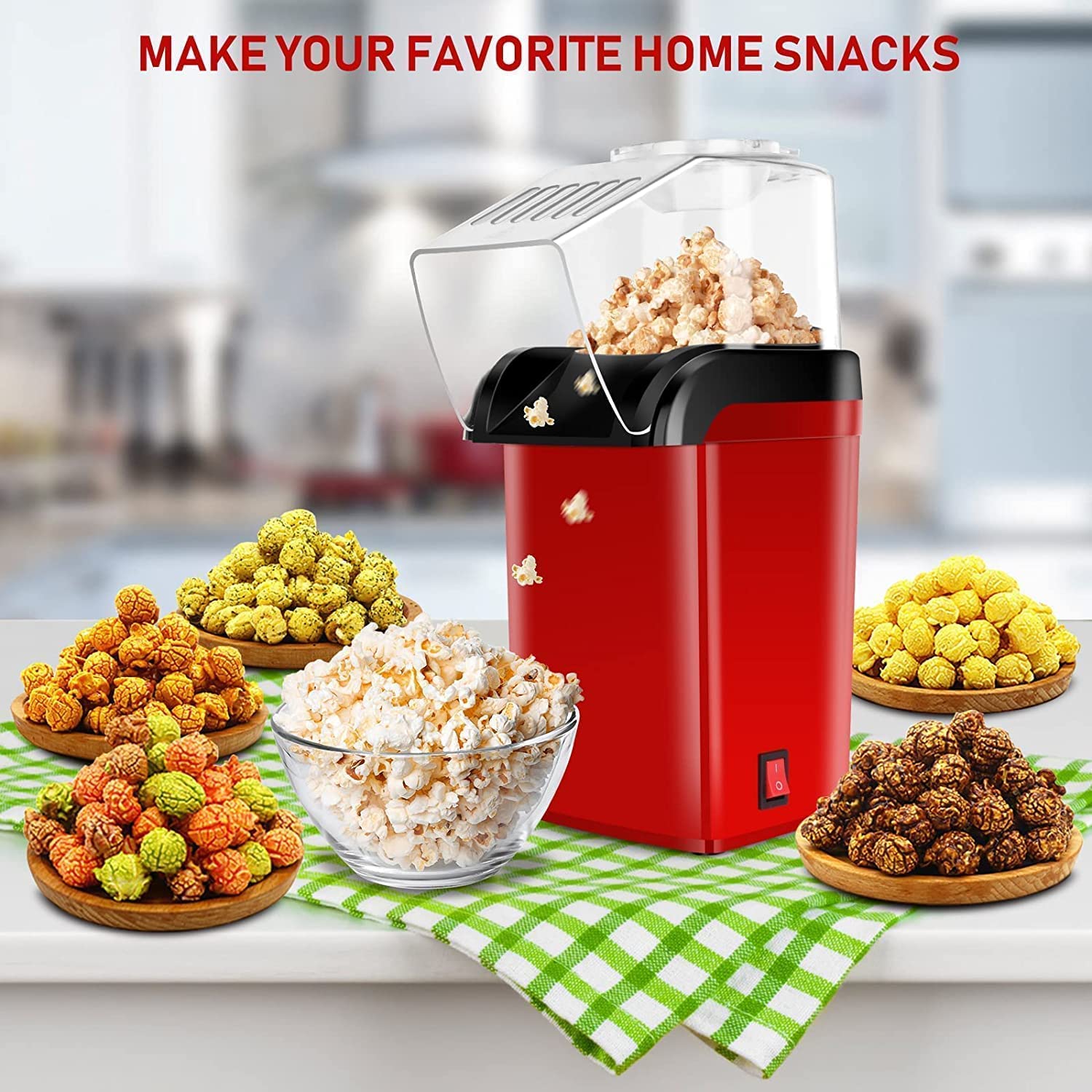 Electric Popcorn Maker Machine