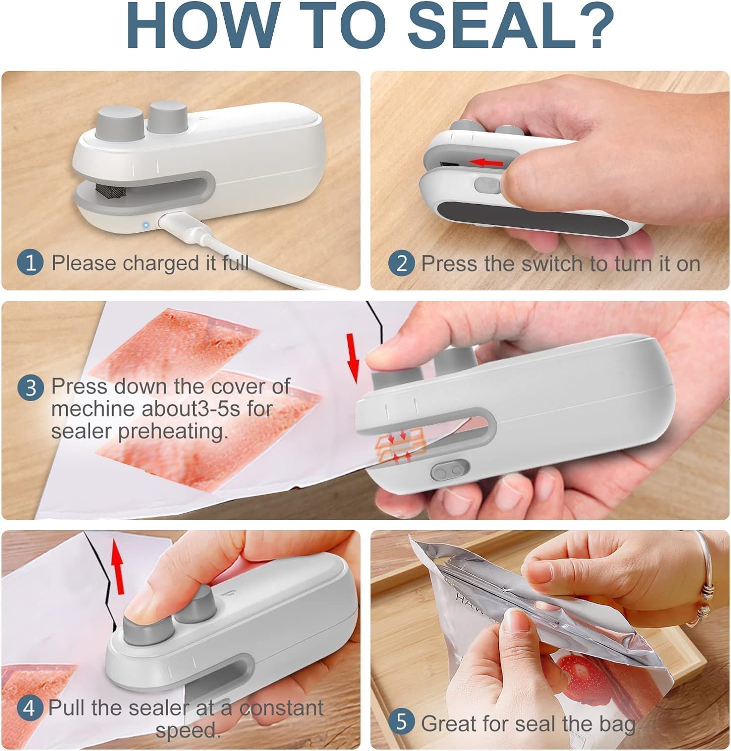 Mini Portable Sealing Machine- Packet Sealer