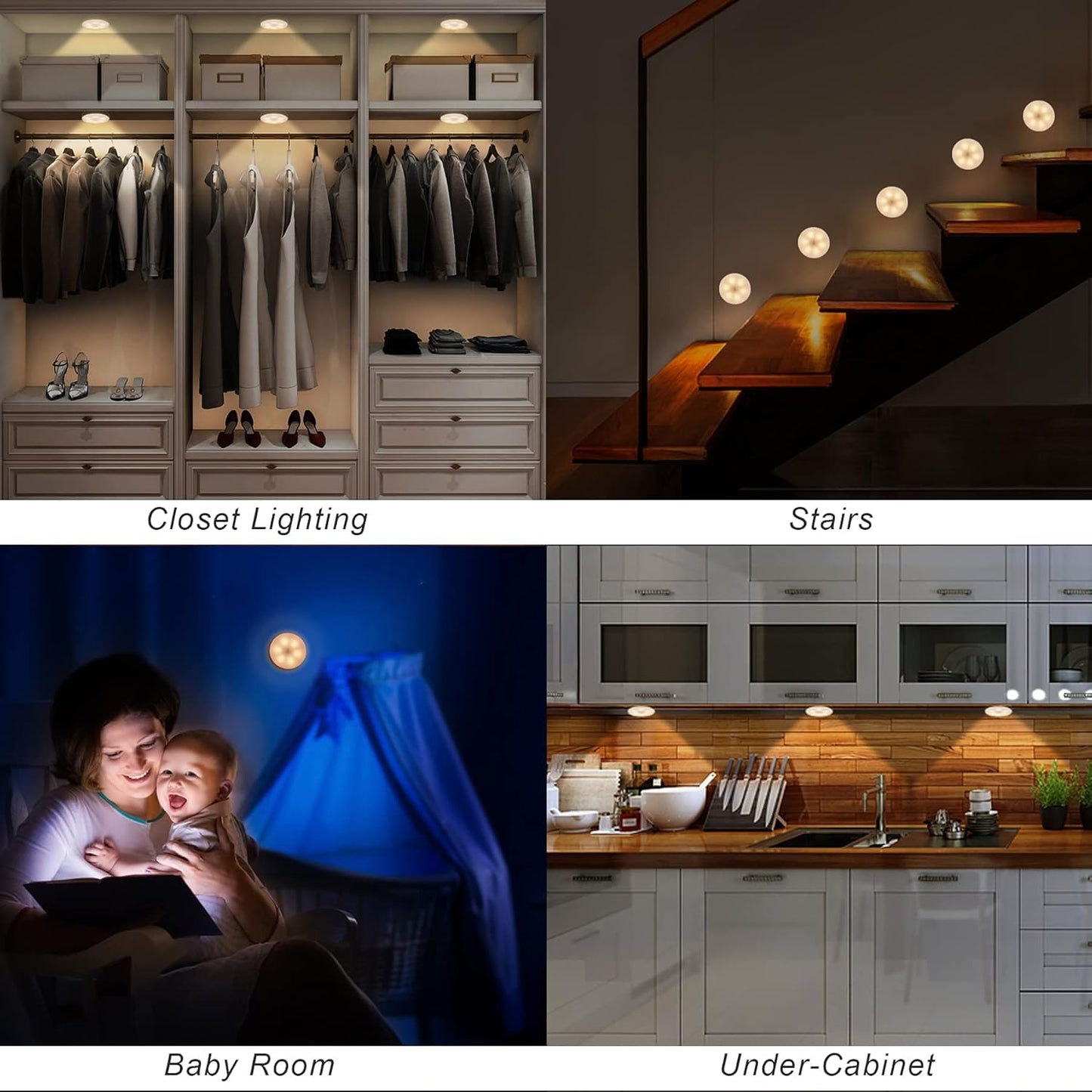 Motion Sensor Light for Home (Pack of 2)