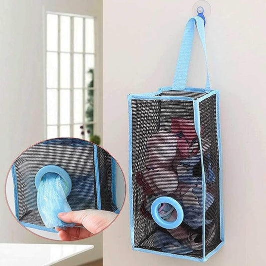 Mesh Polythene / Grocery Bag Holder & Dispenser (Pack of 2)