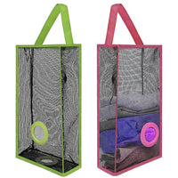 Mesh Polythene / Grocery Bag Holder & Dispenser (Pack of 2)