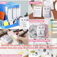 Mini Thermal Printer (Inkless Bluetooth Pocket Printer)