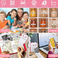 Mini Thermal Printer (Inkless Bluetooth Pocket Printer)